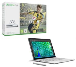 MICROSOFT  Surface Book (Intel Core i7 Processor) & Xbox One S with FIFA 17 Bundle
